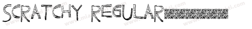 Scratchy Regular字体转换